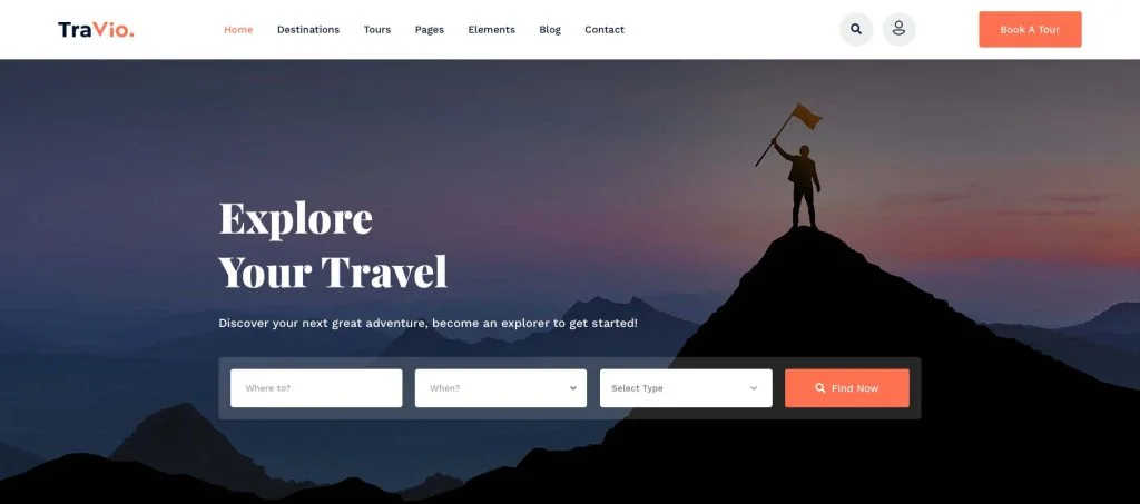 Travio - The Ultimate Travel Agency Website Theme